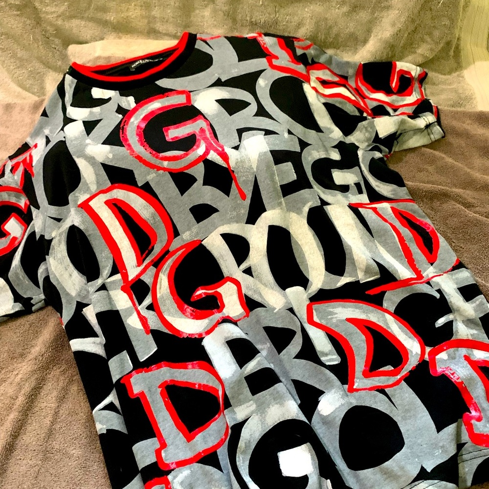 Dolce & Gabbana Graffiti Graphic T-Shirt